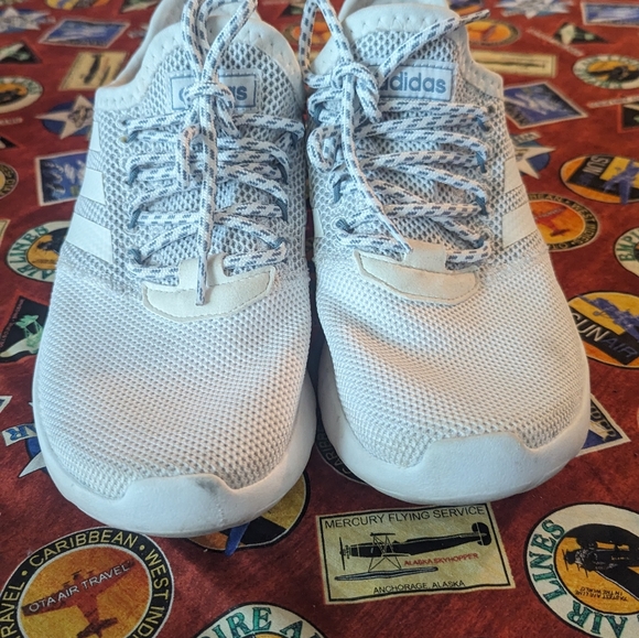 LIKE NEW WOMENS ADIDAS ORTHOLITE FLOAT TENNIS SHOES SIZE 8.5 MAKE OFFER - Picture 2 of 5